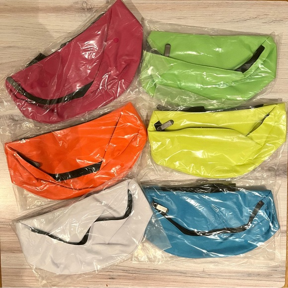NIB Six Neon Fanny Packs - Picture 1 of 1